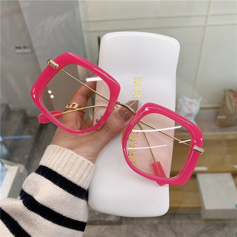 TEEK - Colorful Sight Eyewear EYEGLASSES theteekdotcom pink-champagne  