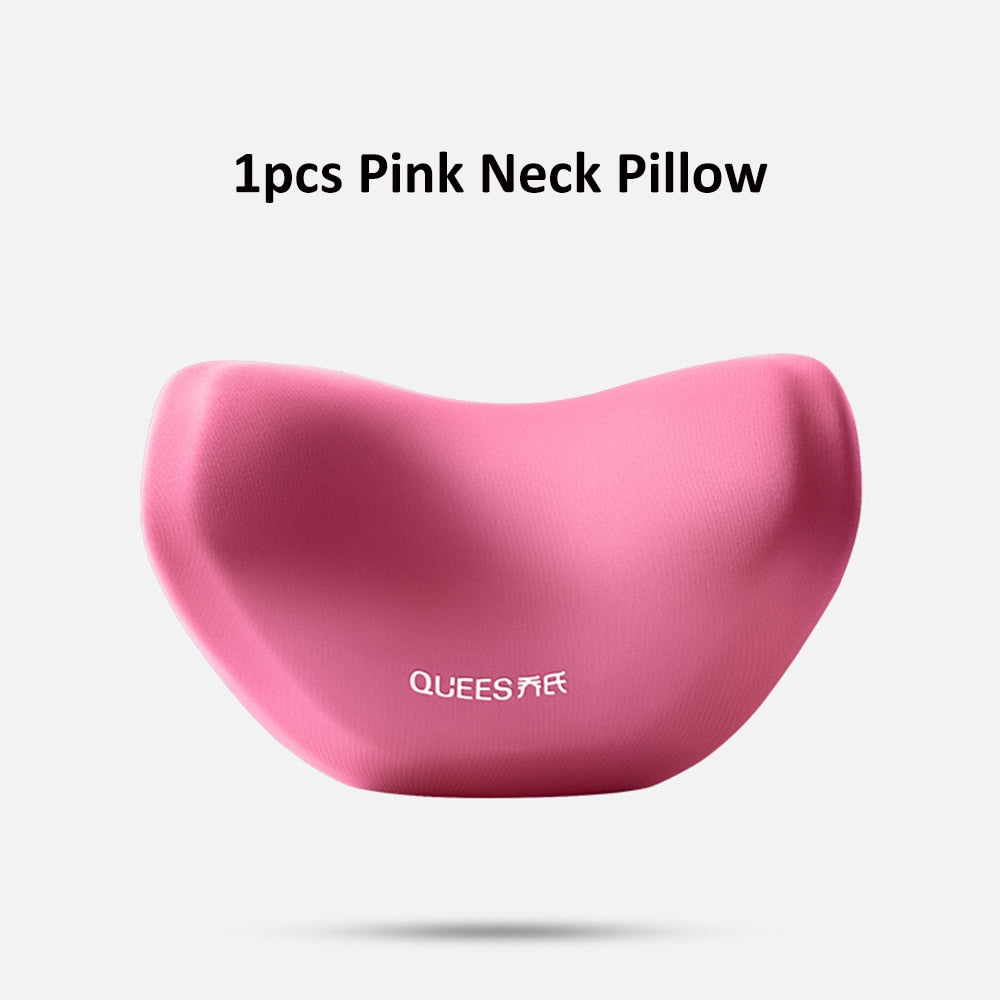 TEEK - Universal Posture Correction Headrest and Lumbar Support Cushions AUTO ACCESSORIES theteekdotcom 1pcs Pink neck  