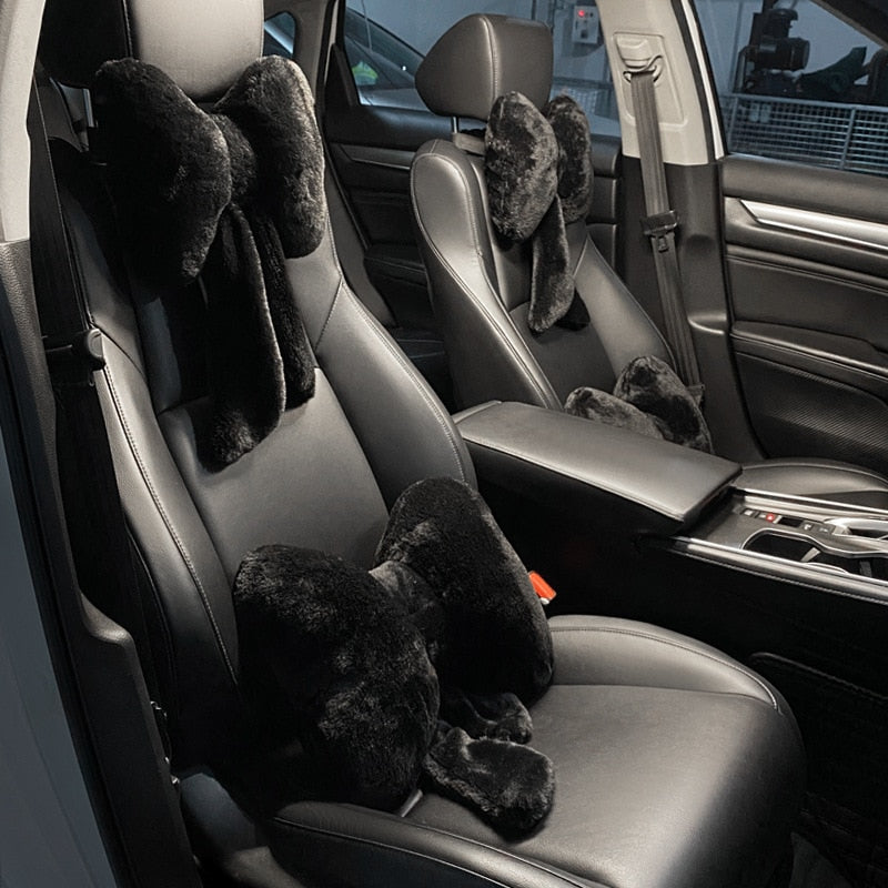 TEEK - Plump Full Bowknot Car Seat Cushions AUTO ACCESSORIES theteekdotcom   