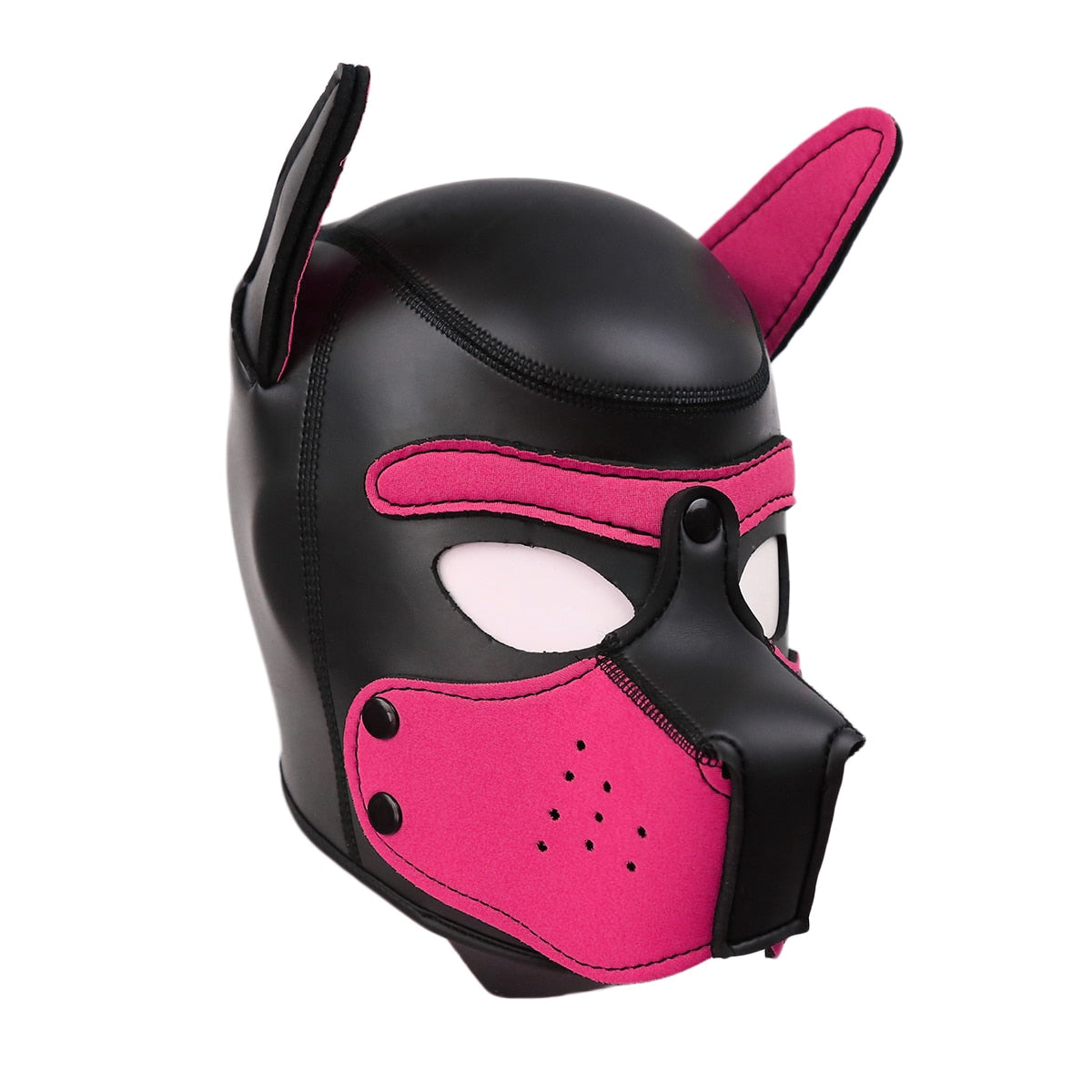TEEK - Dog Full Head Soft Padded Latex Rubber Mask MASK theteekdotcom E  