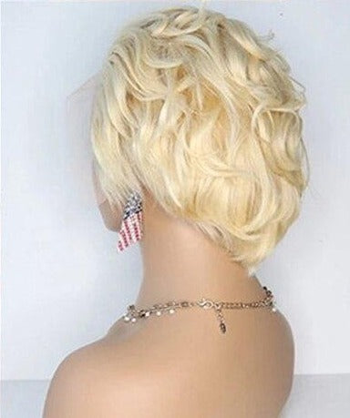 TEEK - Blonde Pixie Cut Brazilian HAIR theteekdotcom   