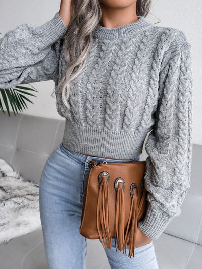 TEEK - Cable-Knit Mid Fit Sweater SWEATER TEEK Trend   