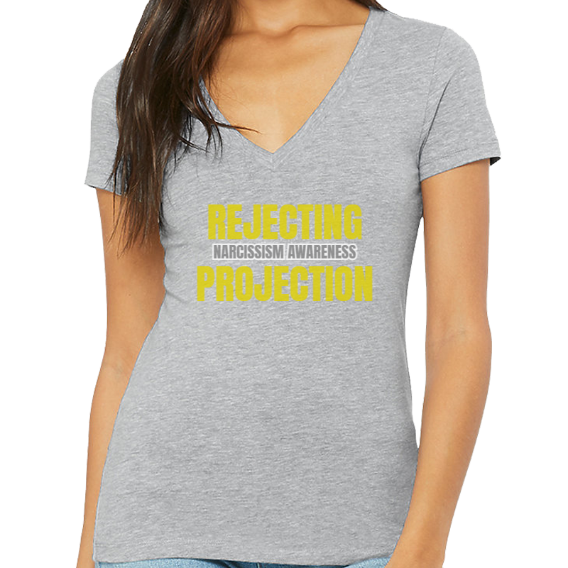 TEEK - Rejecting Projection Narc Aware V-Neck Tee TOPS TEEK Athletic Heather S 