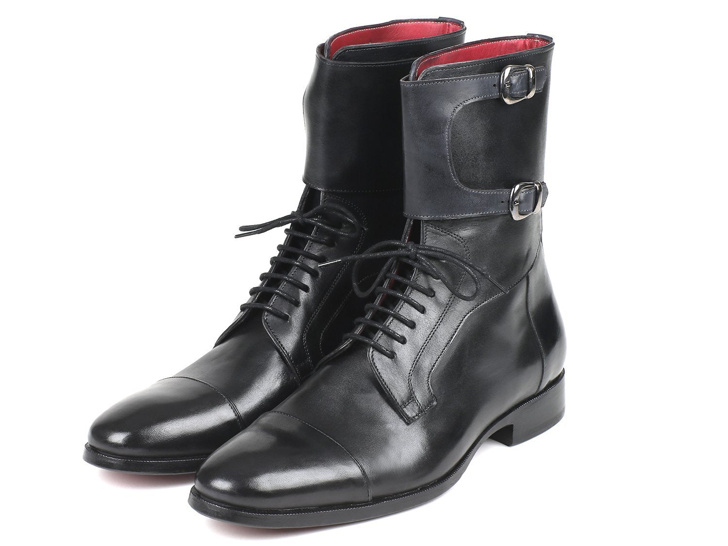 TEEK - Paul Parkman High Black Calfskin Boots SHOES theteekdotcom   