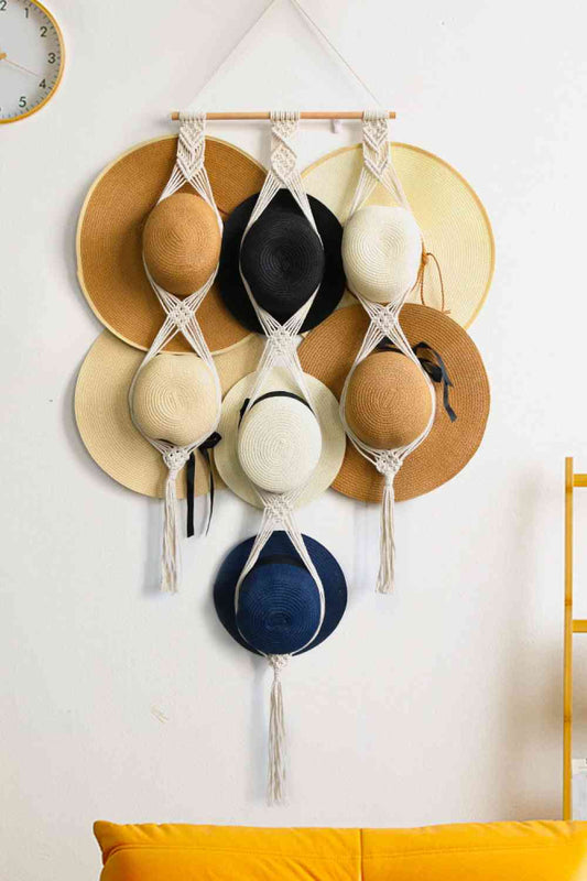 TEEK - Macrame Multiple Hat Hanger HOME DECOR TEEK Trend   