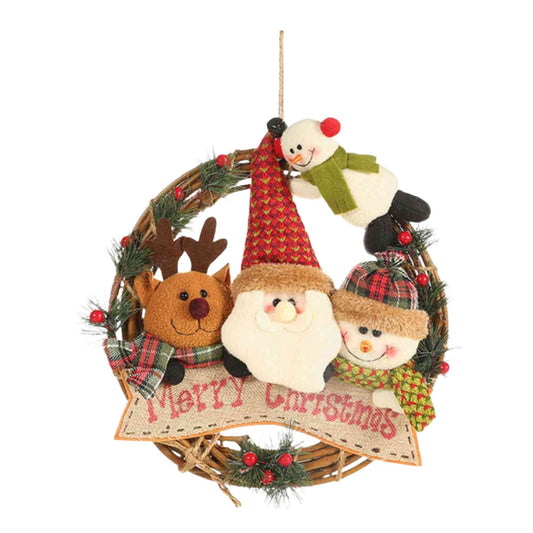 TEEK - Christmas Doll Wreath HOME DECOR TEEK Trend A  