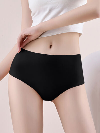 TEEK - Seamless Mid-Rise Waist Panty UNDERWEAR TEEK Trend Black XS 