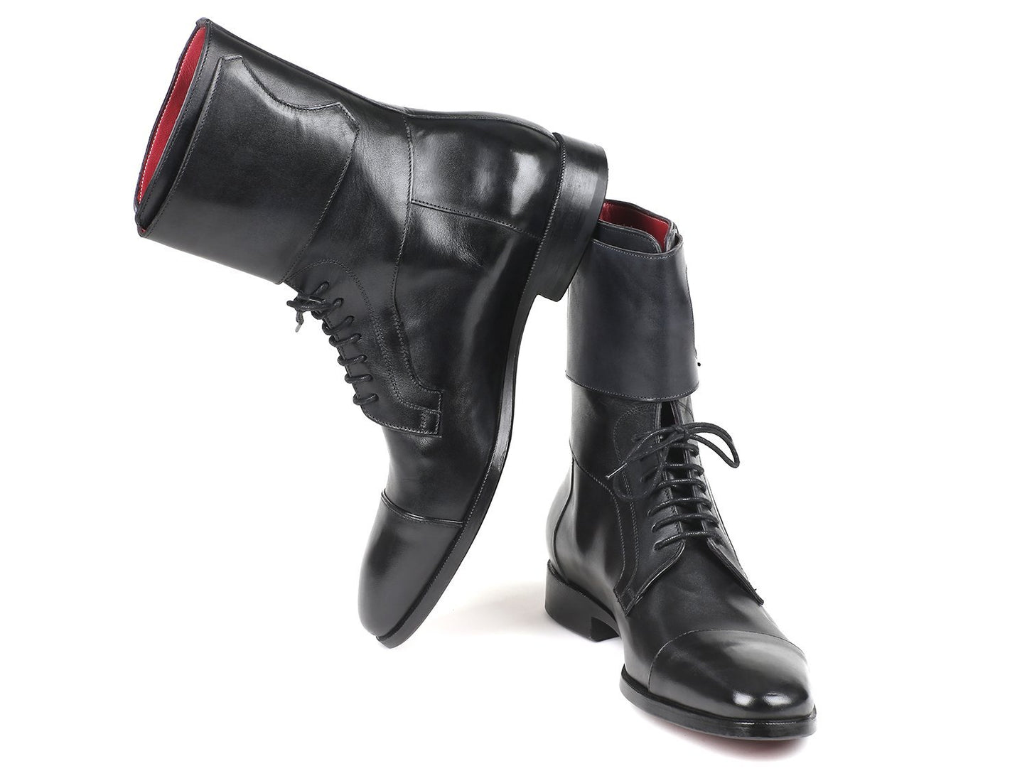 TEEK - Paul Parkman High Black Calfskin Boots SHOES theteekdotcom   