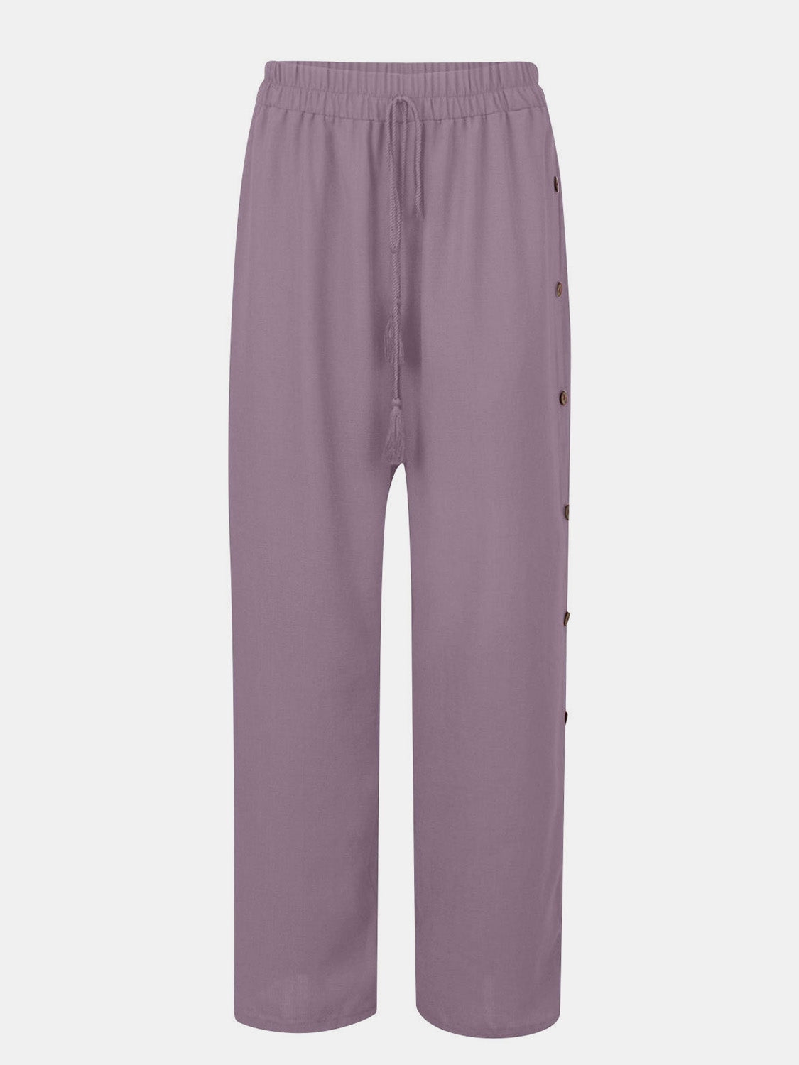 TEEK - Full Size Tassel Wide Leg Pants PANTS TEEK Trend Lilac S 