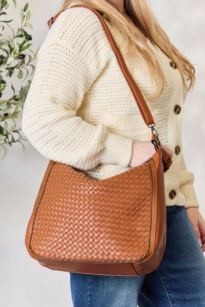 TEEK - Weaved Vegan Leather Handbag BAG TEEK Trend   