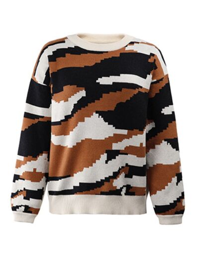 TEEK - Black Ochre Dropped Shoulder Sweater SWEATER TEEK Trend S  