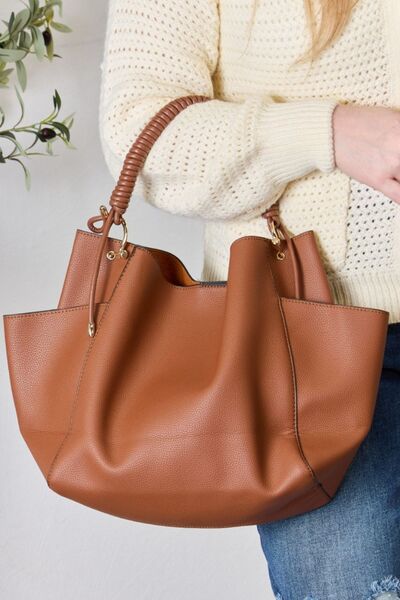 TEEK - Pouches Faux Leather Handbag BAG TEEK Trend TAN  