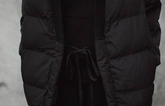 TEEK - Warped Wrap Puffer Coat COAT TEEK M   
