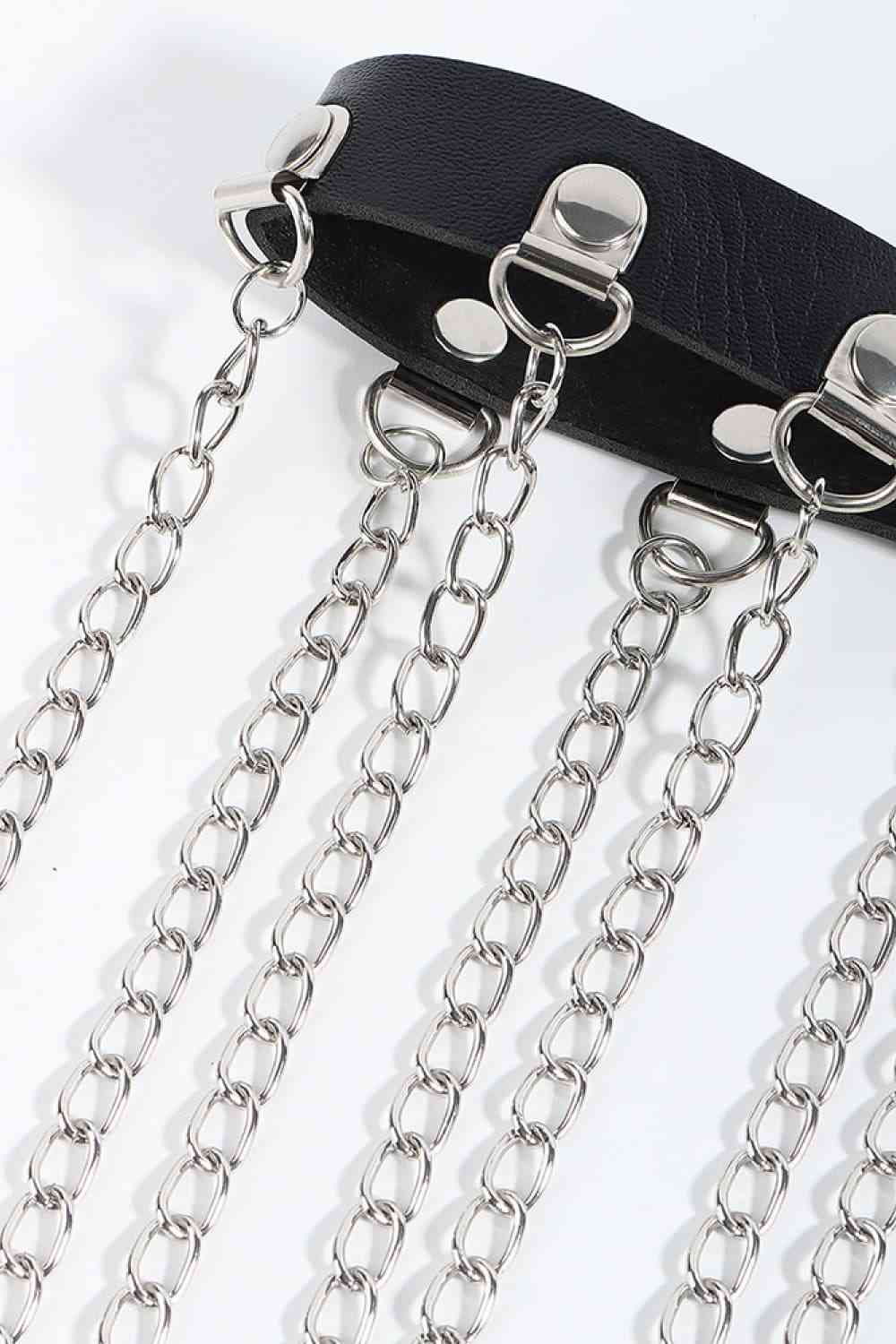 TEEK - Fringed Chain Belt BELT TEEK Trend   
