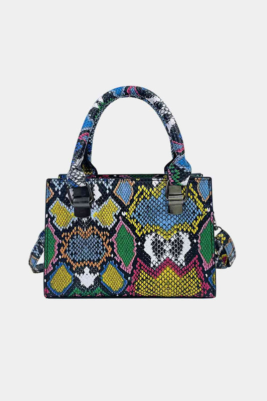 TEEK - Snakeskin Print PU Leather Handbag BAG TEEK Trend   