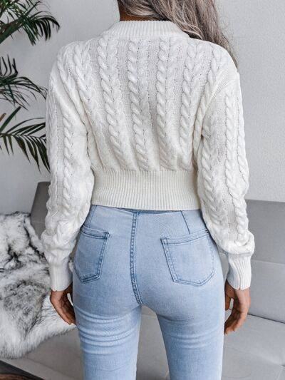 TEEK - Cable-Knit Mid Fit Sweater SWEATER TEEK Trend   