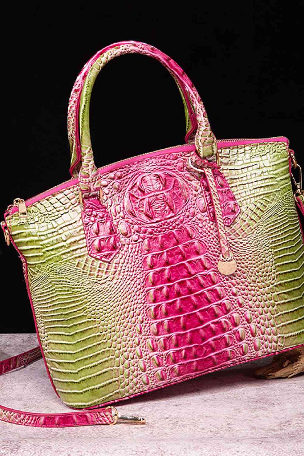TEEK - Gradient Style Scheduler Handbag BAG TEEK Trend Pink/Green  