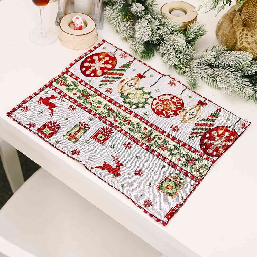 TEEK - Assorted 2-Piece Christmas Placemats HOME DECOR TEEK Trend   