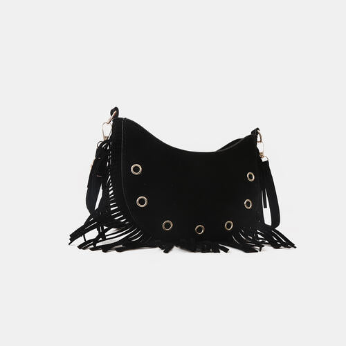 TEEK - Fringe Detail Bag BAG TEEK Trend Black  