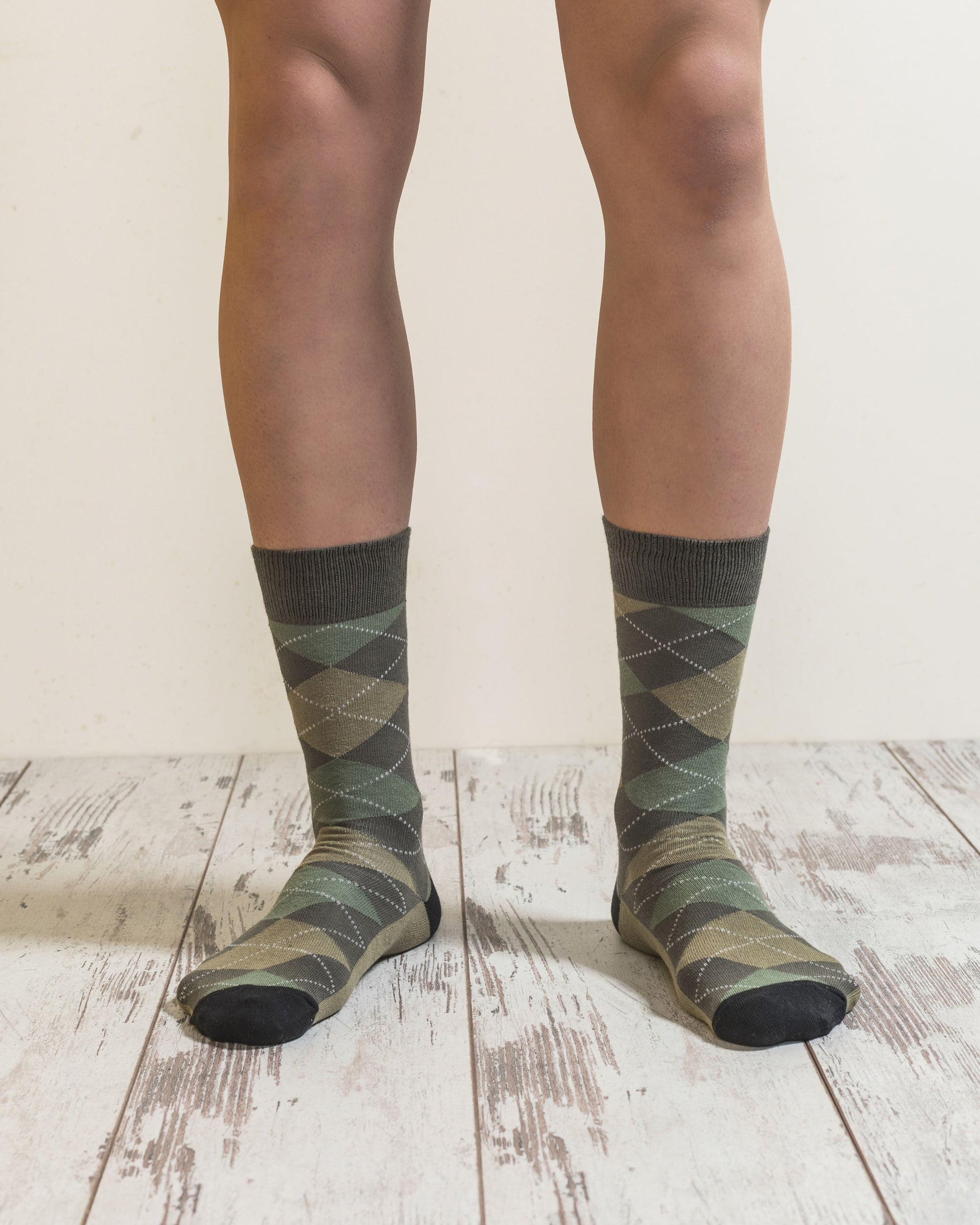 TEEK - Mens Olive Green Mix Socks Set SOCKS theteekdotcom   