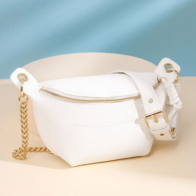 TEEK - PU Leather Sling Bag BAG TEEK Trend White  