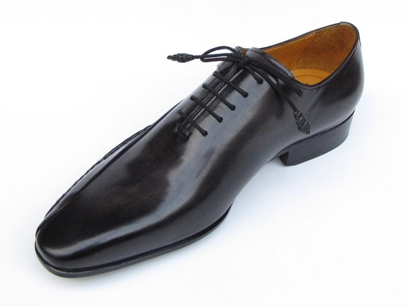 TEEK - Paul Parkman Black Leather Oxfords - Side Handsewn Shoes SHOES theteekdotcom   