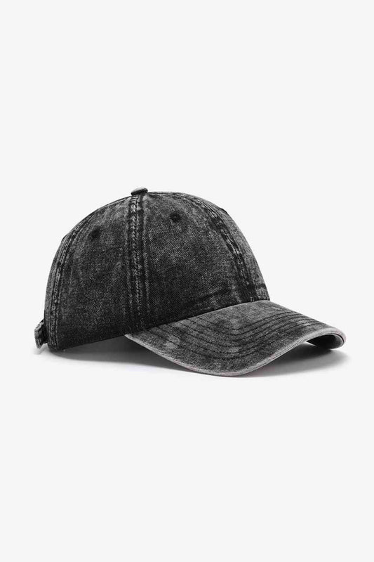 TEEK - Plain Adjustable Baseball Cap HAT TEEK Trend Black One Size 