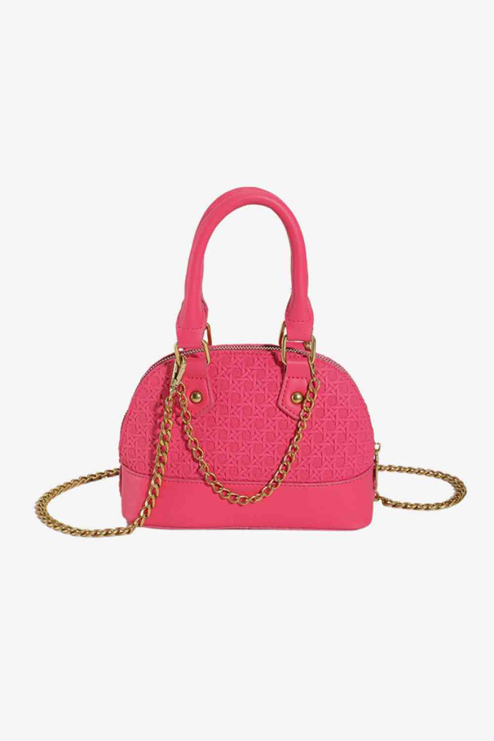 TEEK - Pop Colored PU Leather Crossbody Bag BAG TEEK Trend Hot Pink  