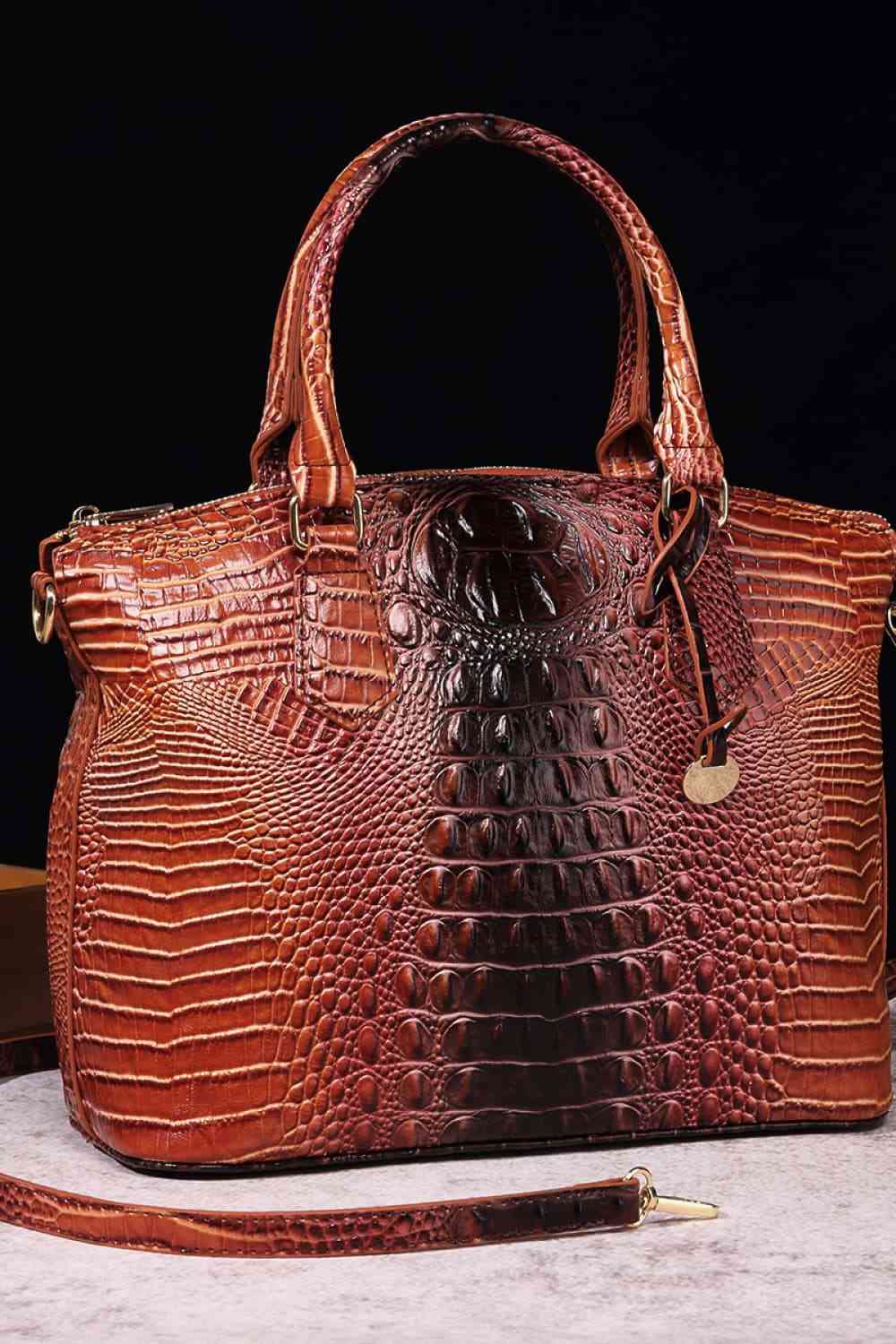 TEEK - Gradient Style Scheduler Handbag BAG TEEK Trend Brown/Black  
