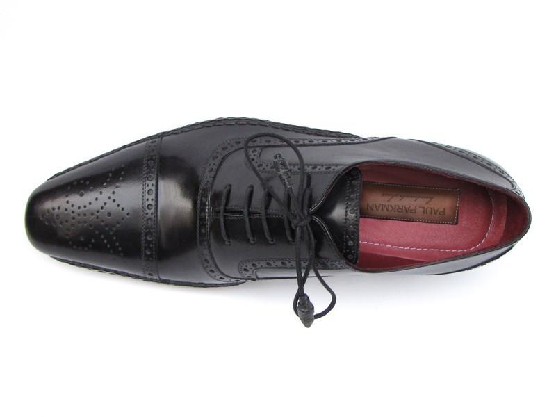 TEEK - Paul Parkman Captoe Black Shoes Oxfords SHOES theteekdotcom   