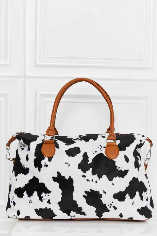 TEEK - Animal Print Brushed Weekender Bag BAG TEEK Trend Black/White  