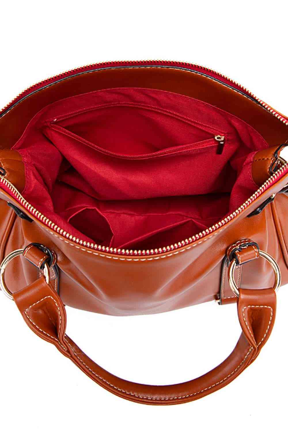 TEEK - PU Leather Handbag with Tassels BAG TEEK Trend   