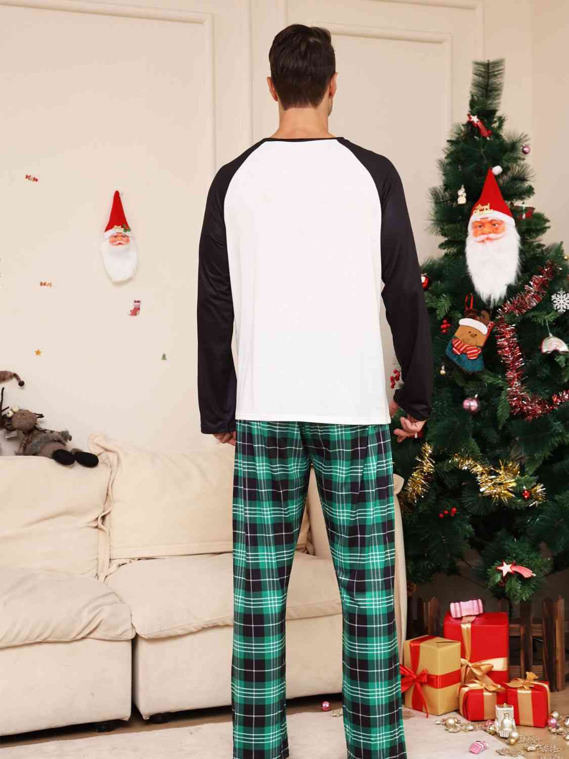 TEEK - Full Size Christmas Top and Plaid Pants Set SLEEPWEAR TEEK Trend   