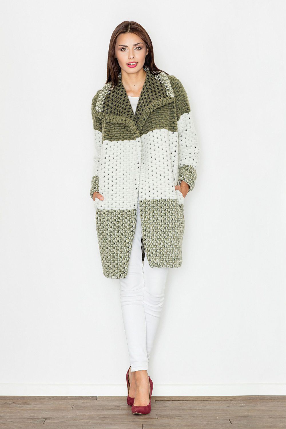 TEEK - Thick Knit Color Block Sweater Figl SWEATER theteekdotcom   