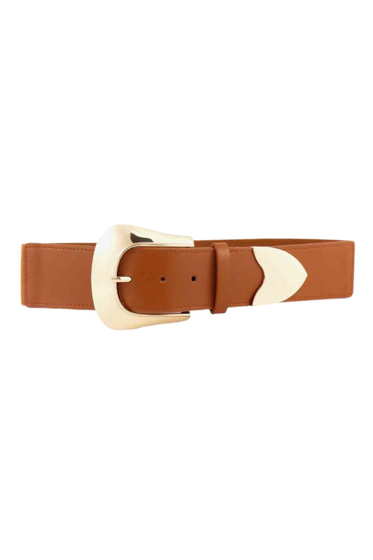 TEEK - Wide Buckle Stretch Belt BELT TEEK Trend Ochre  