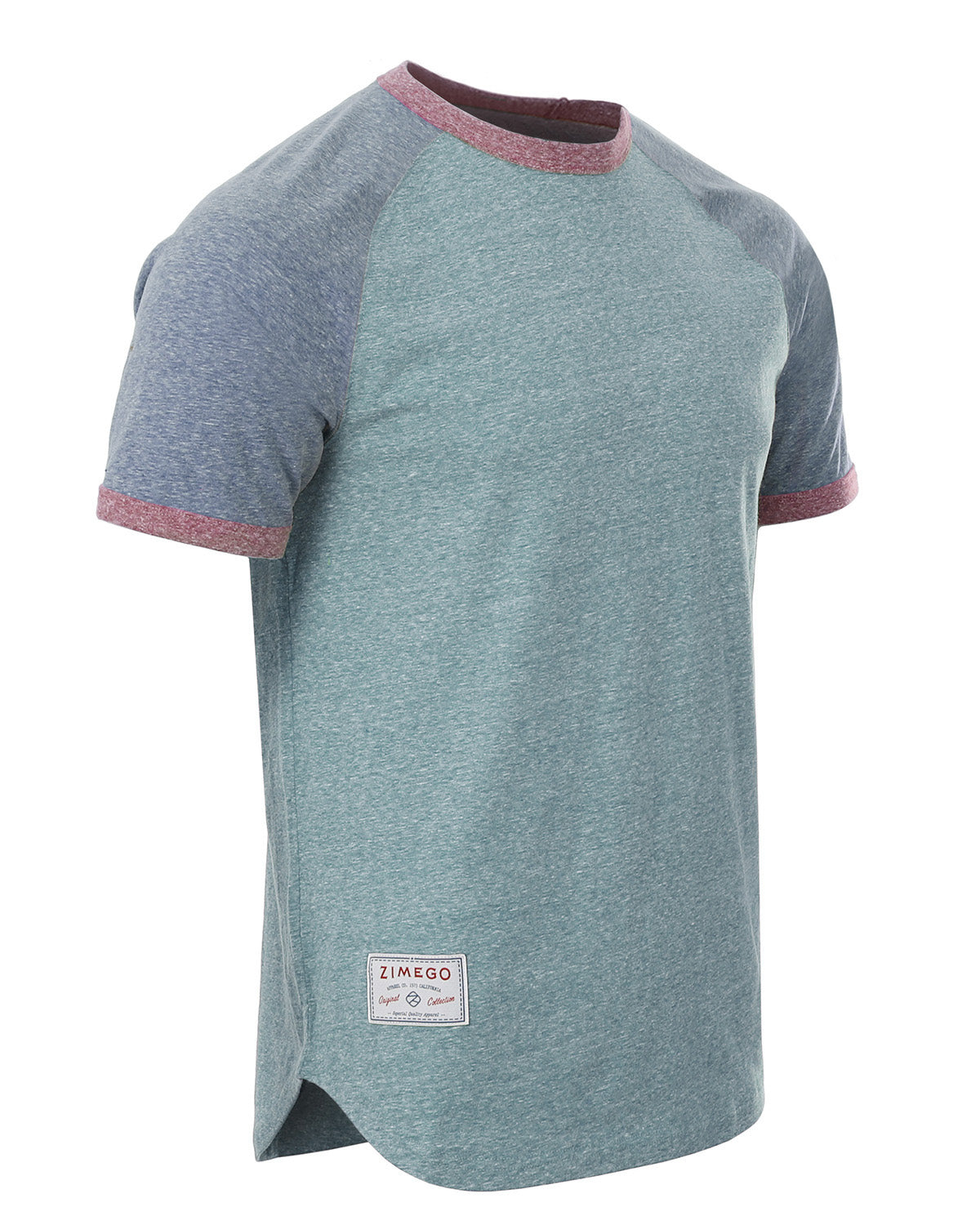 TEEK - Mens Short Sleeve Classic Retro Contrast Ringer T-Shirt TOPS theteekdotcom   