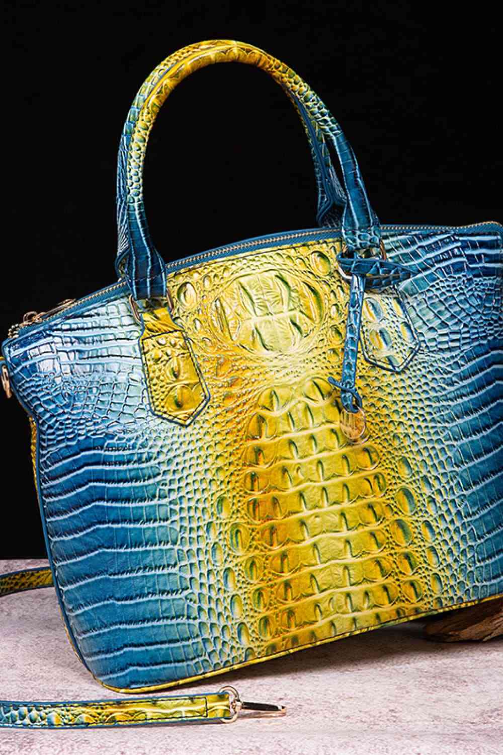 TEEK - Gradient Style Scheduler Handbag BAG TEEK Trend Yellow/Blue  