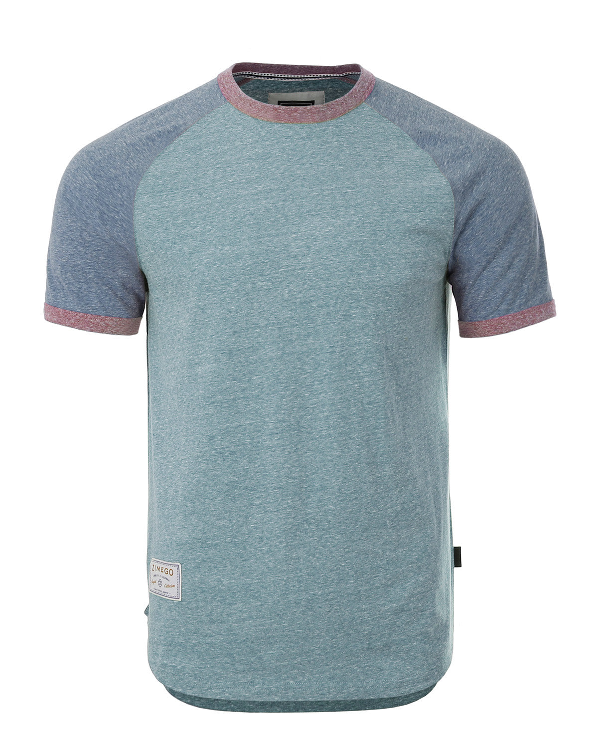 TEEK - Mens Short Sleeve Classic Retro Contrast Ringer T-Shirt TOPS theteekdotcom Large  