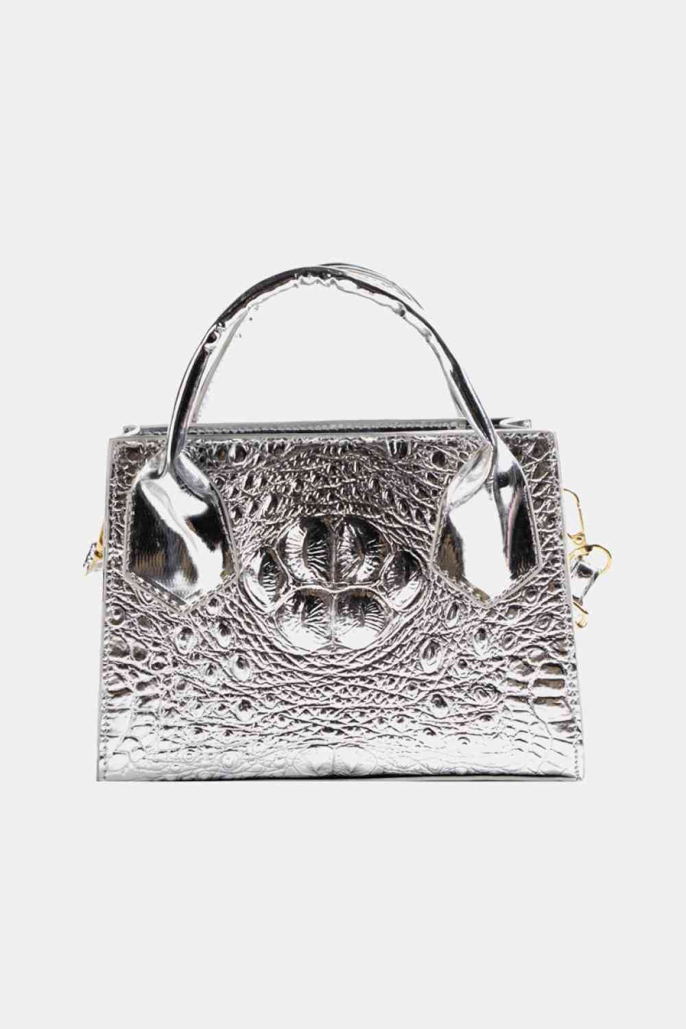 TEEK - Textured Sheen Bag BAG TEEK Trend Silver  