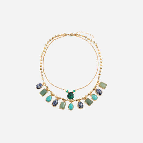 TEEK - Adored Double-Layered Necklace JEWELRY TEEK Trend Gum Leaf  