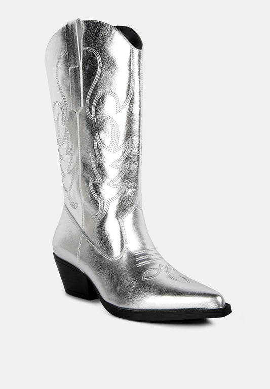 TEEK - Embroidered Cowboy Boots SHOES theteekdotcom   