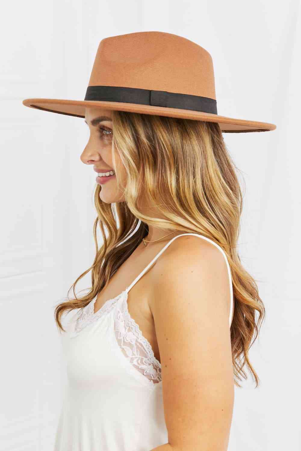 TEEK - Tan Enjoy The Simple Things Fedora Hat HAT TEEK Trend   