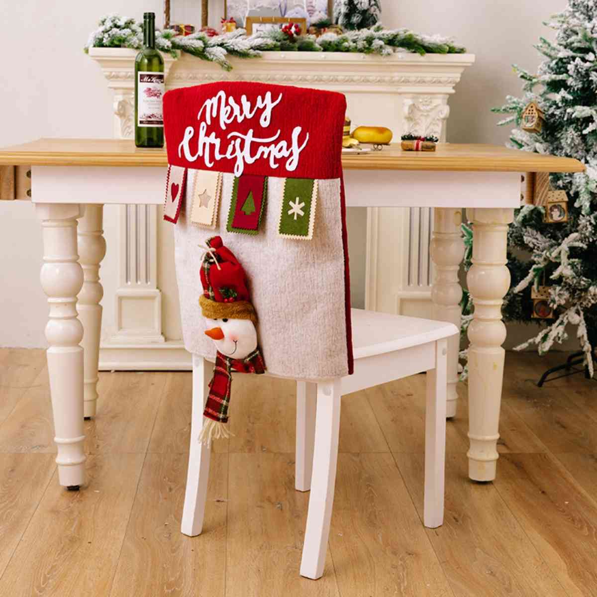 TEEK - Christmas Chair Cover HOME DECOR TEEK Trend White  