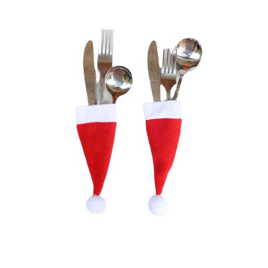 TEEK - 20-Piece Christmas Hat Cutlery Holders HOME DECOR TEEK Trend   