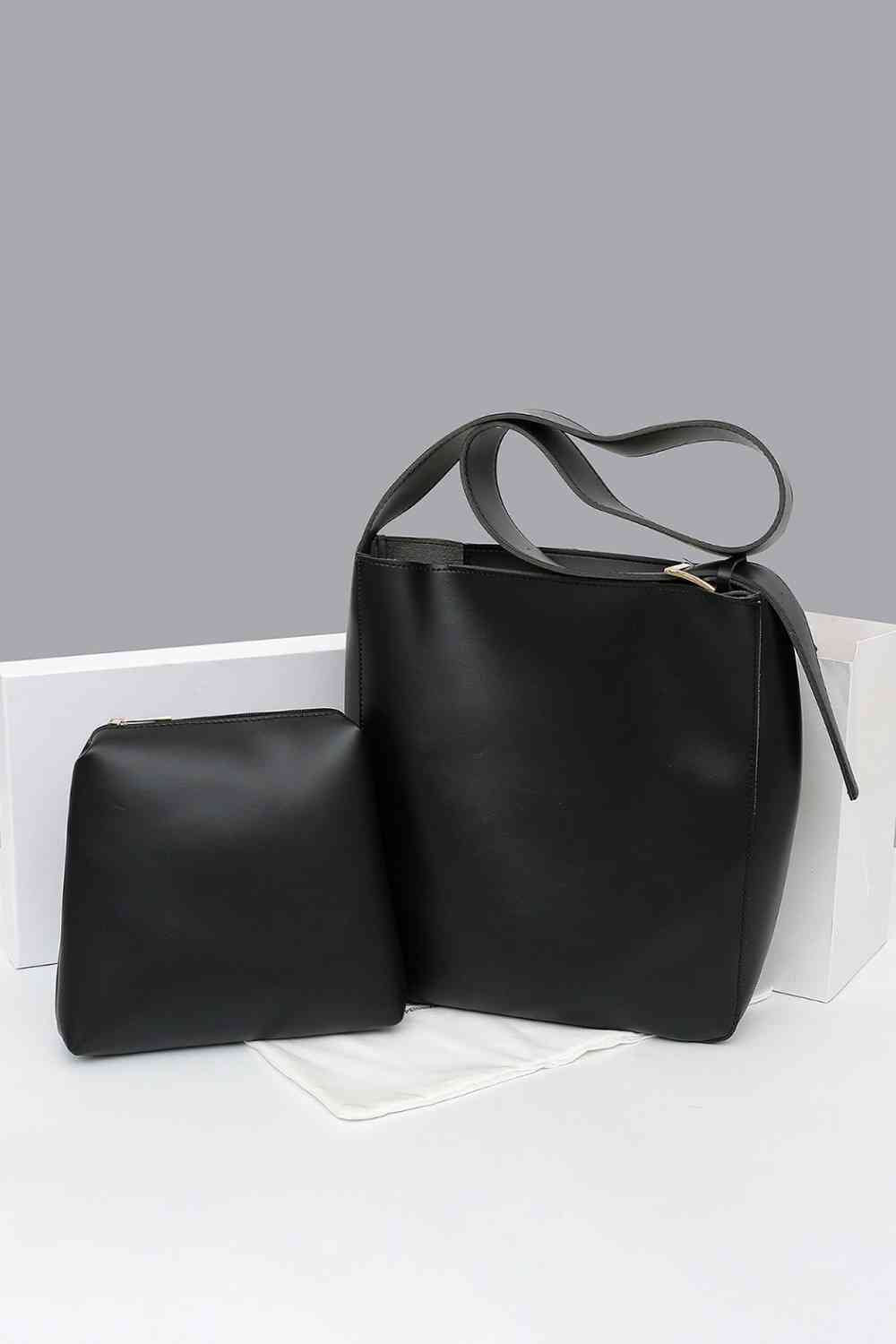 TEEK - Adored 2-Piece Tote Bag Set BAG TEEK Trend Black  