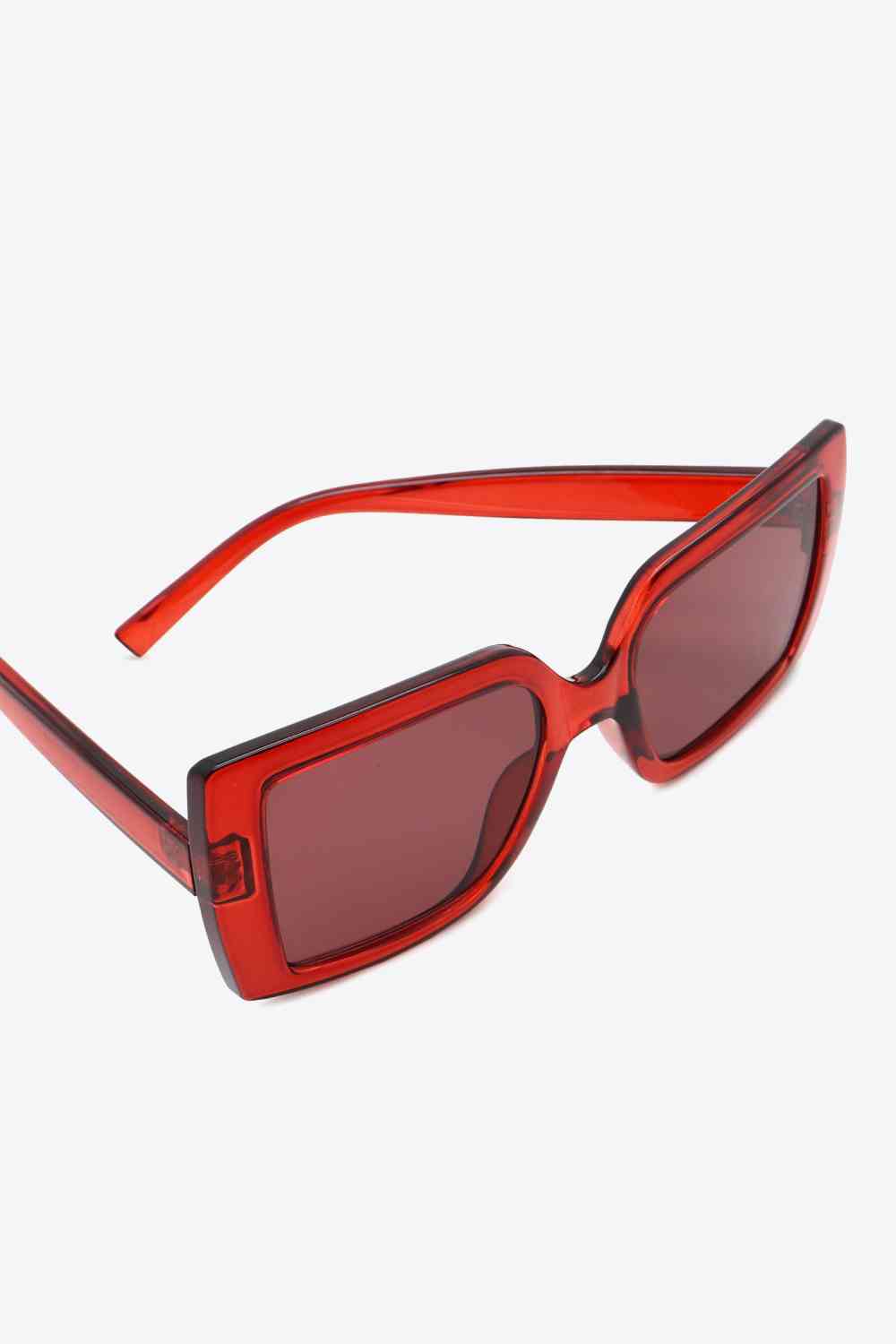 TEEK - Deep Red Square Sunglasses EYEGLASSES TEEK Trend   