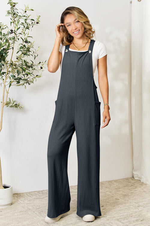 TEEK - Full Size Wide Strap Overalls OVERALLS TEEK Trend   