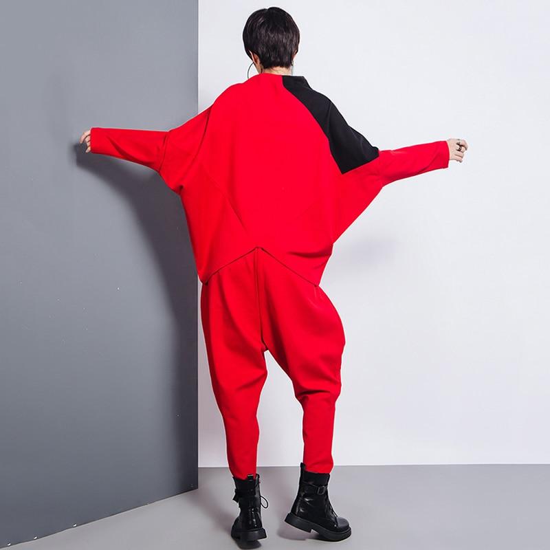 TEEK - Pocket High Waist Harem Pants | Red PANTS TEEK M   