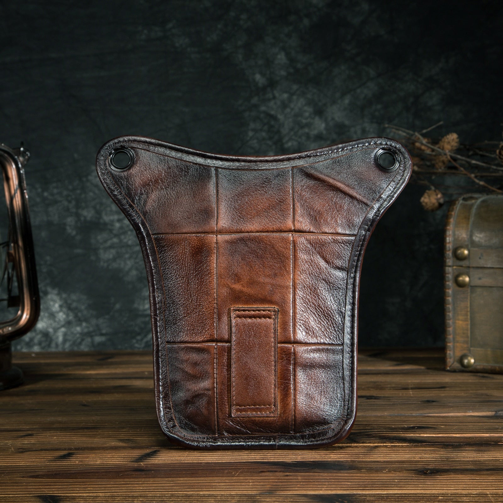 TEEK - Genuine Leather Mens Leg Bag | Variety Colors BAG theteekdotcom   
