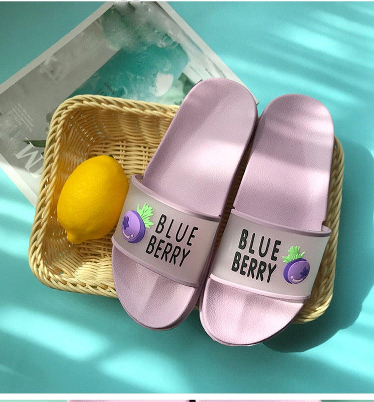 TEEK - Feet Fruit Slides SHOES theteekdotcom Purple/Blueberry 6.5 